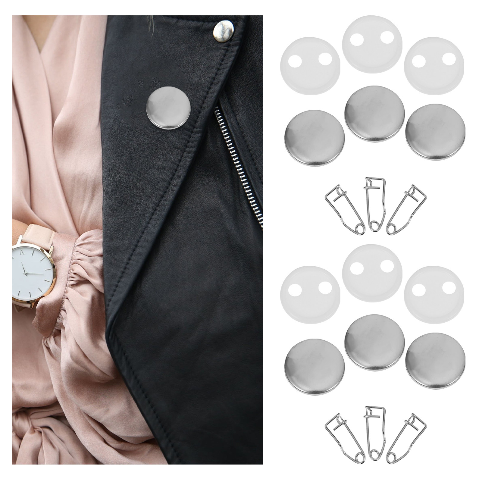 Button Badge Blank - 100 set di kit per la