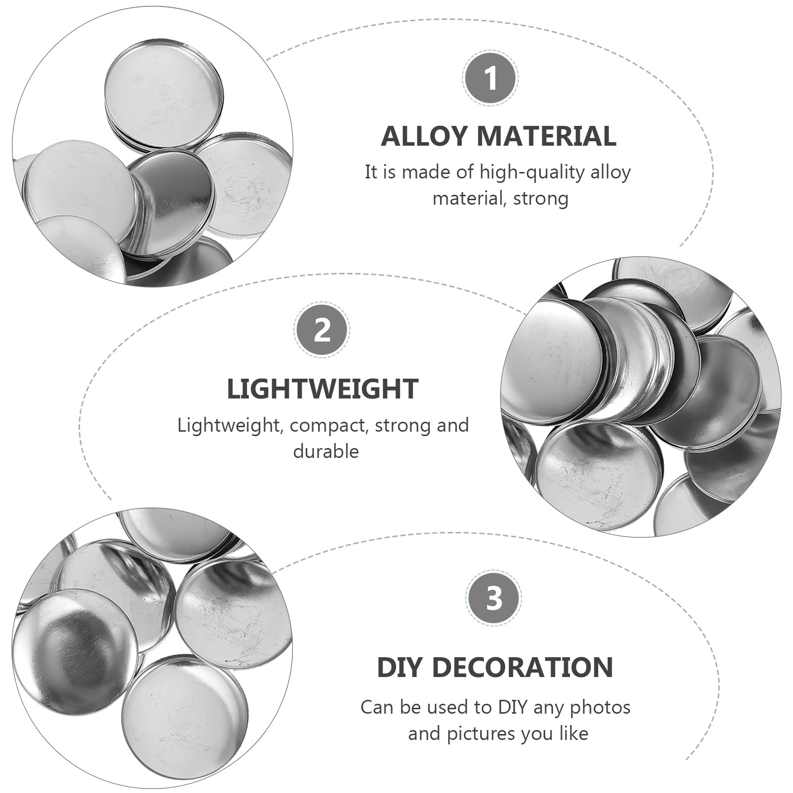 100 set di kit per la creazion - Button Badge Blank recensione e prezzo